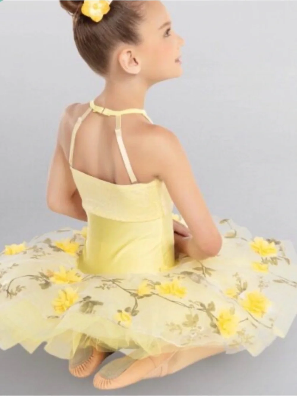 Revolution Beautiful Day Yellow Floral Tutu Dance Costume